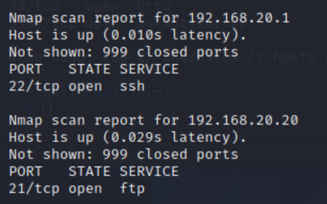 IP list nmap scan result